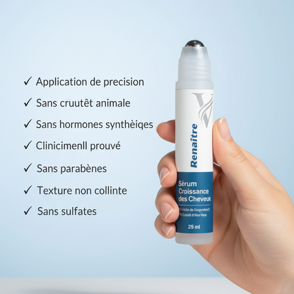 Renaître™ | Sérum Roll-On Repousse & Densité